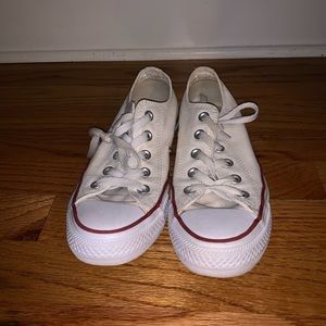 White low top converse